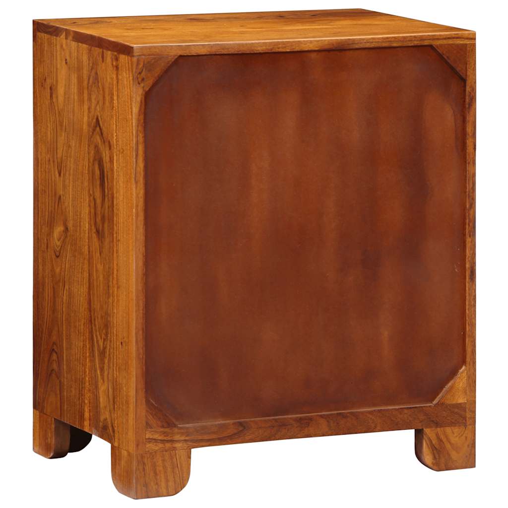 vidaXL Bufetă multicolor 50x35x60 din lemn masiv de salcâm