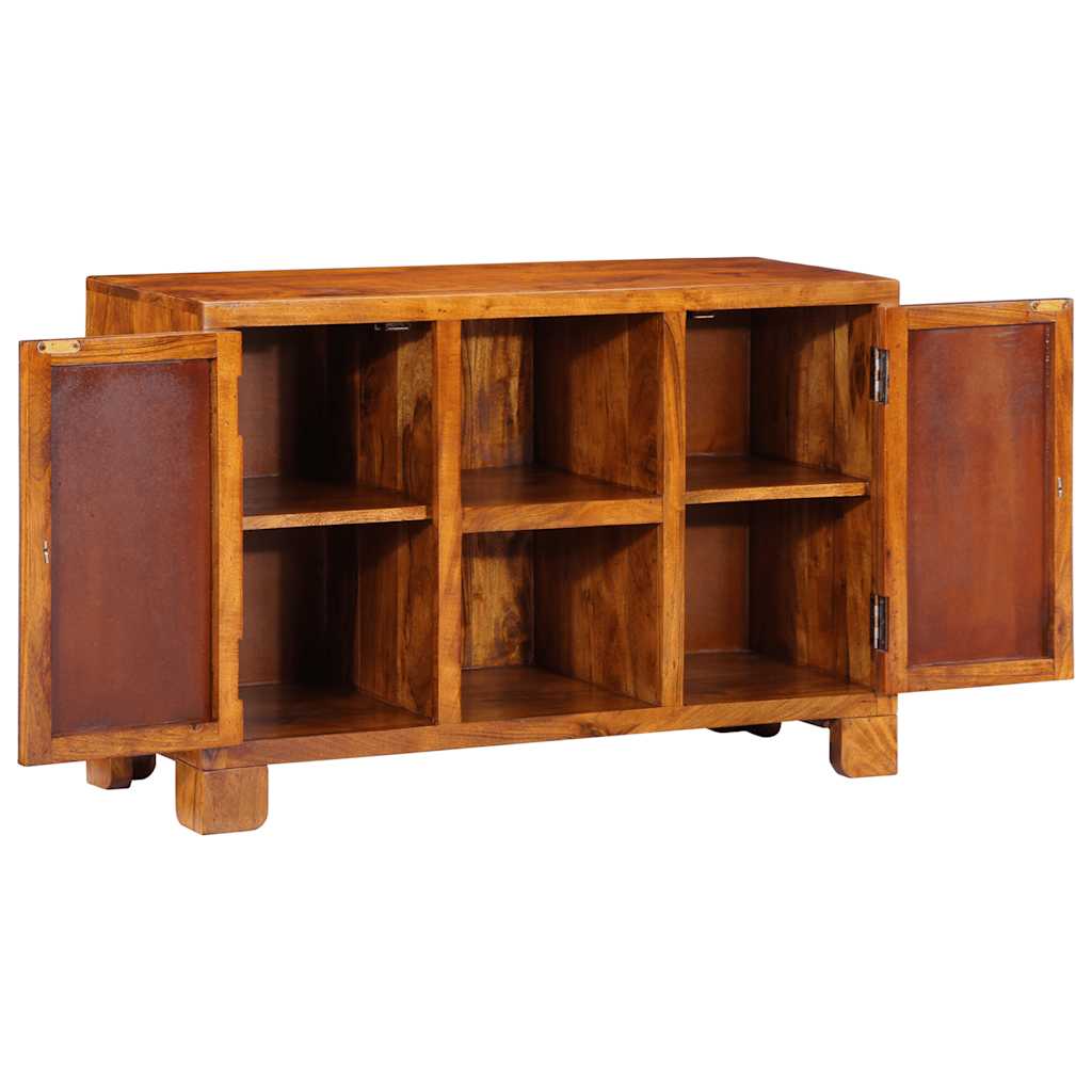 vidaXL Bufetă multicolor 90x35x60 din lemn masiv de salcâm