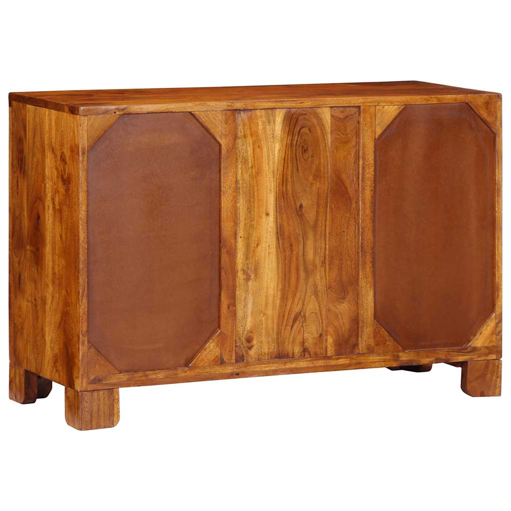 vidaXL Bufetă multicolor 90x35x60 din lemn masiv de salcâm