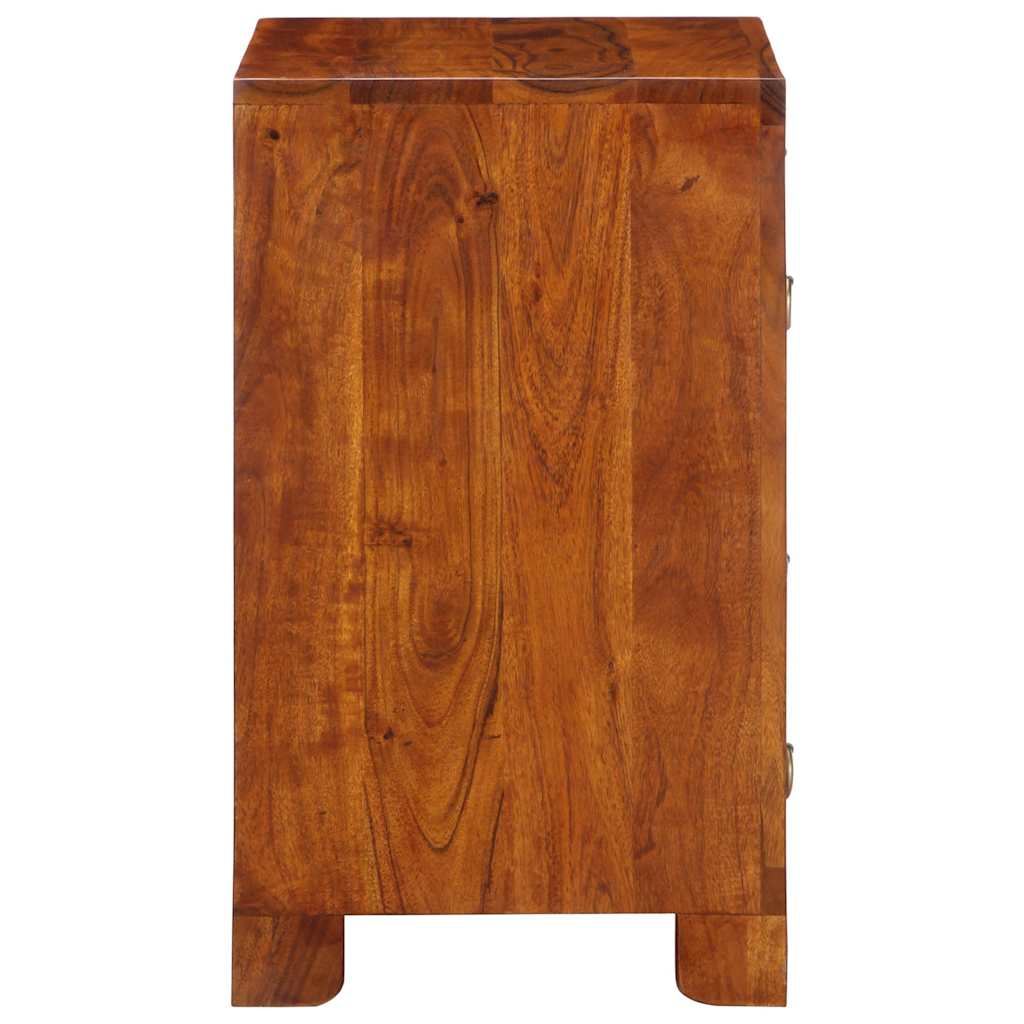 vidaXL Bufetă multicolor 50x35x60 din lemn masiv de salcâm