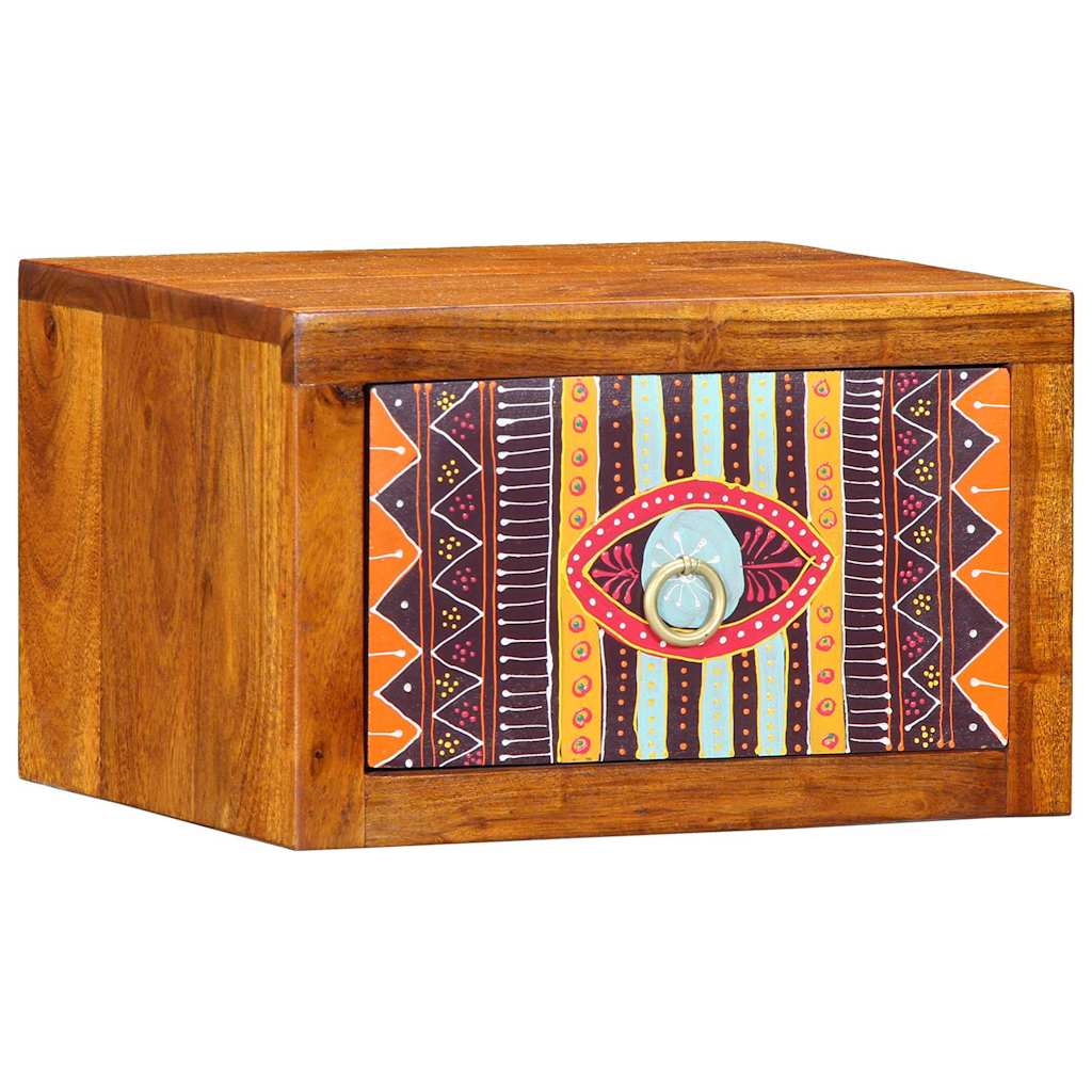 vidaXL Dulap de noapte Maro 35 x 30 x 22 cm lemn masiv de acacia