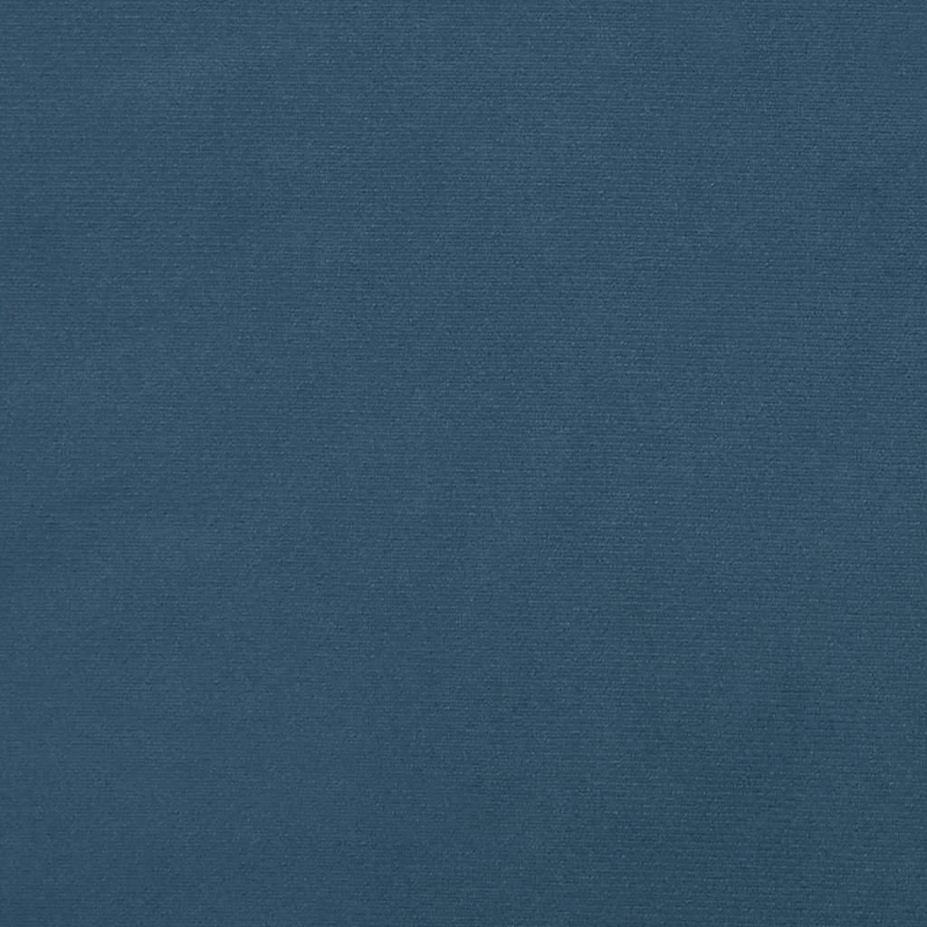vidaXL Saltea cu arcuri buzunar copii albastru închis 80x160cm catifea vidaXL Saltea cu arcuri buzunar copii albastru închis 80x160cm catifea