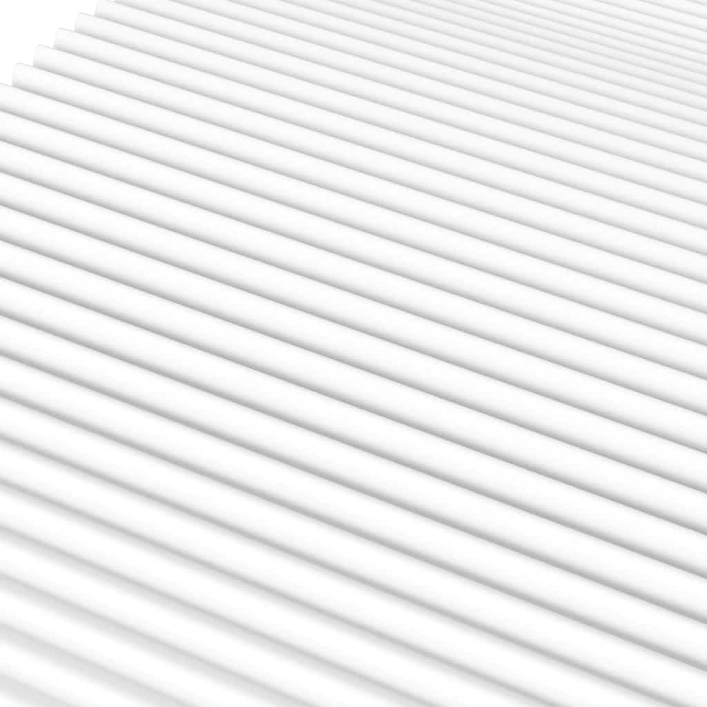 vidaXL Saltea din spumă de copii, alb, 80x160 cm, duritate H2 H3