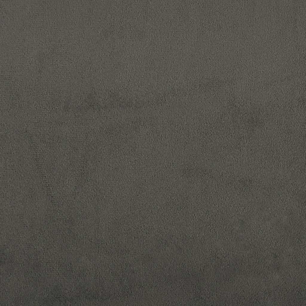 vidaXL Saltea de pat cu arcuri, gri închis, 80x210x20 cm, catifea vidaXL Saltea de pat cu arcuri, gri închis, 80x210x20 cm, catifea