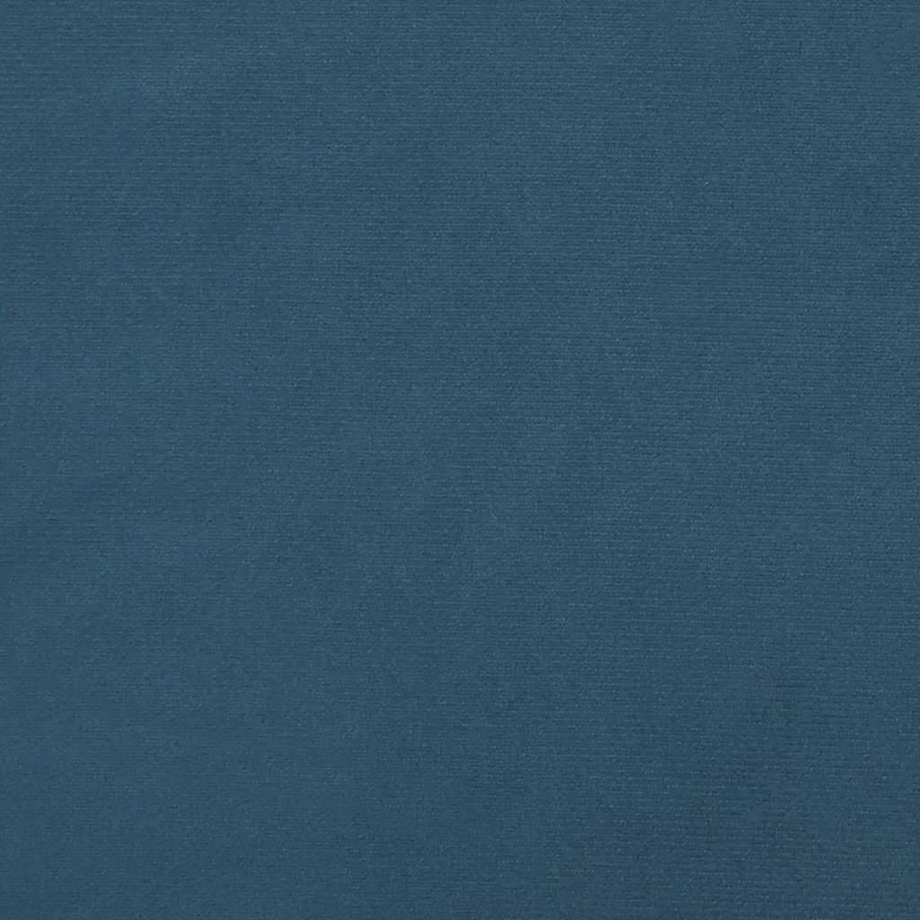 vidaXL Saltea de pat cu arcuri, albastru închis, 90x210x20 cm, catifea vidaXL Saltea de pat cu arcuri, albastru închis, 90x210x20 cm, catifea