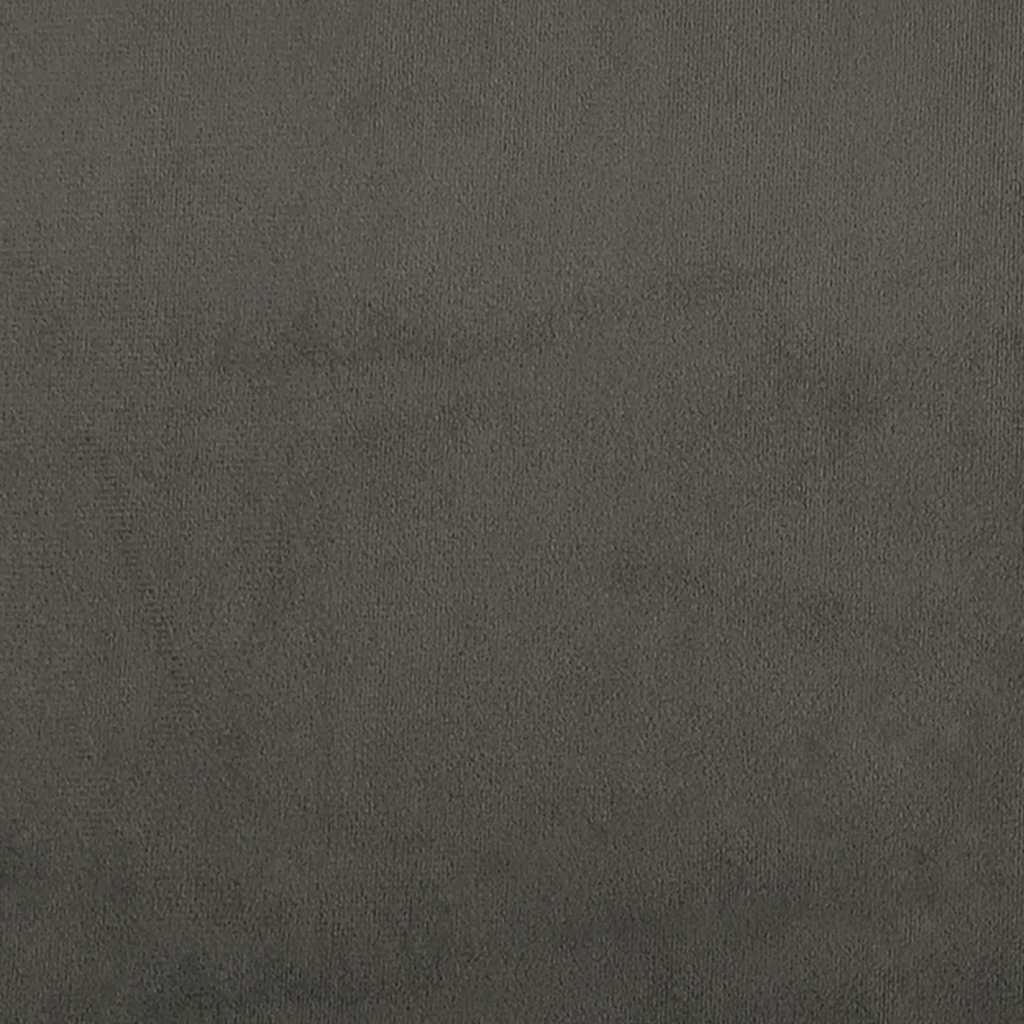 vidaXL Saltea de pat cu arcuri, gri închis, 120x220x20 cm, catifea vidaXL Saltea de pat cu arcuri, gri închis, 120x220x20 cm, catifea
