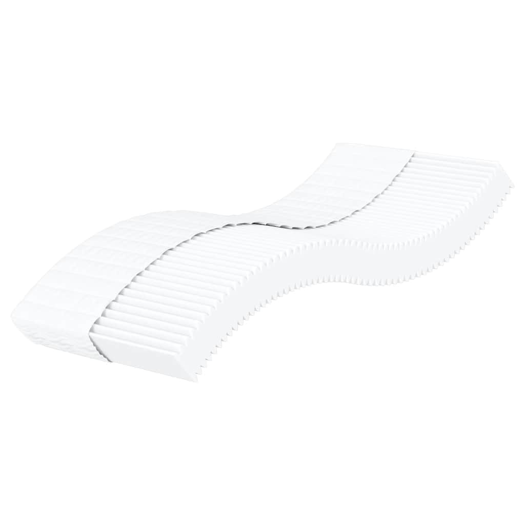 vidaXL Saltea din spumă, alb, 90x210 cm, duritate H2 H3 vidaXL Saltea din spumă, alb, 90x210 cm, duritate H2 H3