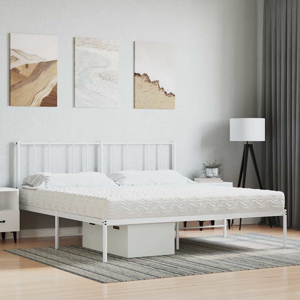 vidaXL Saltea din spumă, alb, 200x210 cm, duritate H2 H3 vidaXL Saltea din spumă, alb, 200x210 cm, duritate H2 H3