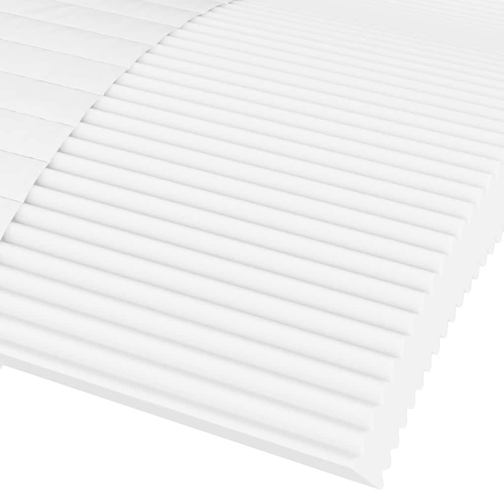 vidaXL Saltea din spumă, alb, 80x220 cm, duritate H2 H3 vidaXL Saltea din spumă, alb, 80x220 cm, duritate H2 H3