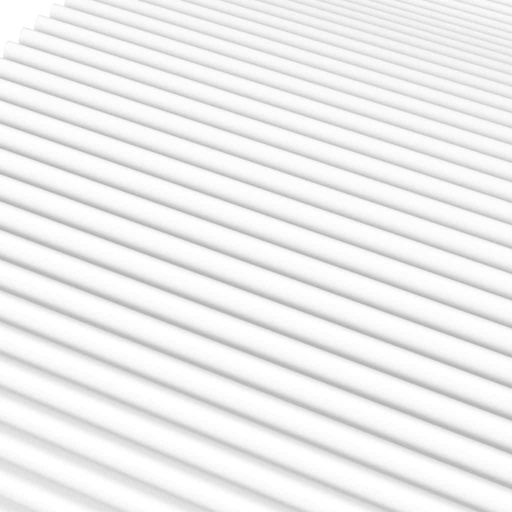 vidaXL Saltea din spumă, alb, 100x220 cm, duritate H2 H3