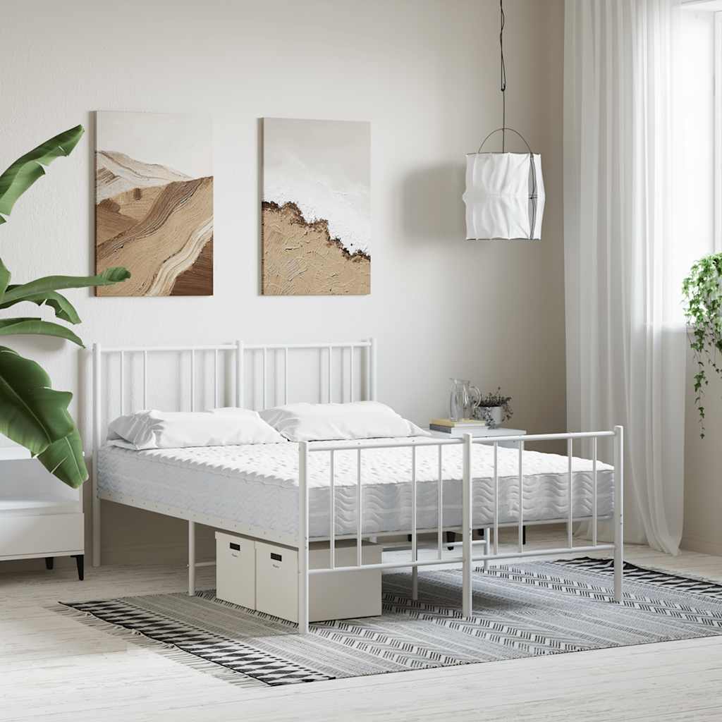 vidaXL Saltea din spumă, alb, 140x220 cm, duritate H2 H3 vidaXL Saltea din spumă, alb, 140x220 cm, duritate H2 H3