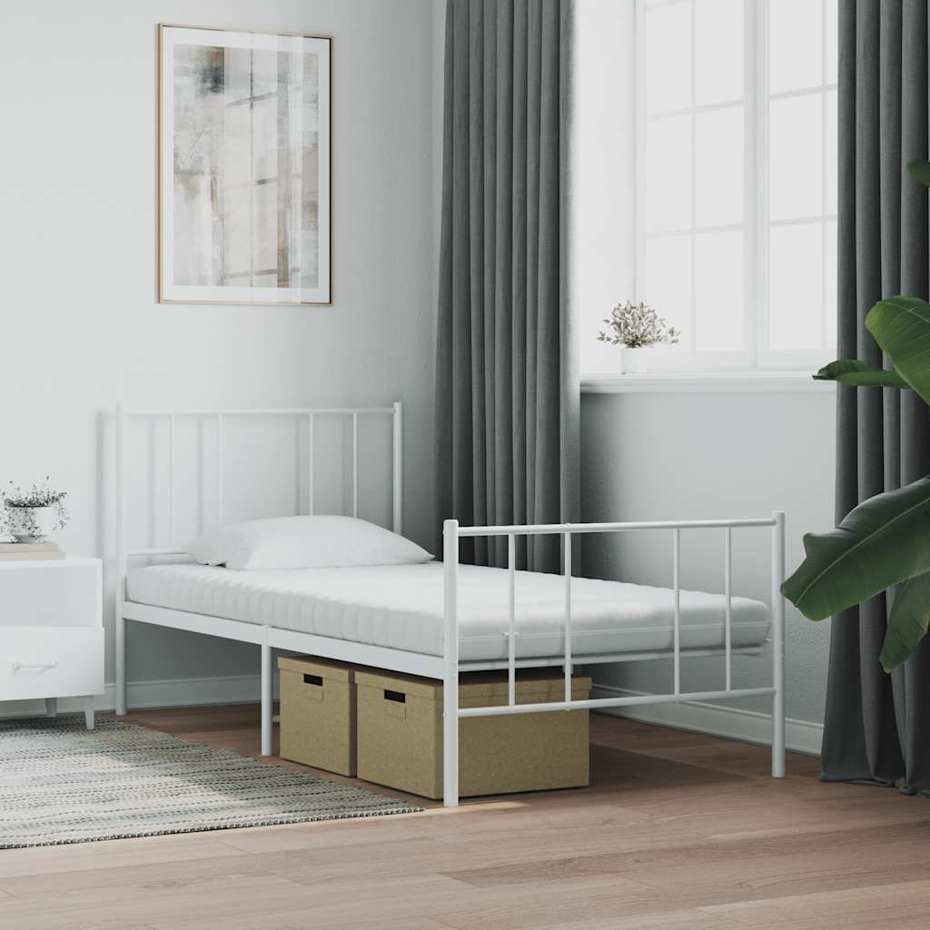 vidaXL Saltea din spumă, alb, 90x210 cm, duritate 7 zone 20 ILD vidaXL Saltea din spumă, alb, 90x210 cm, duritate 7 zone 20 ILD