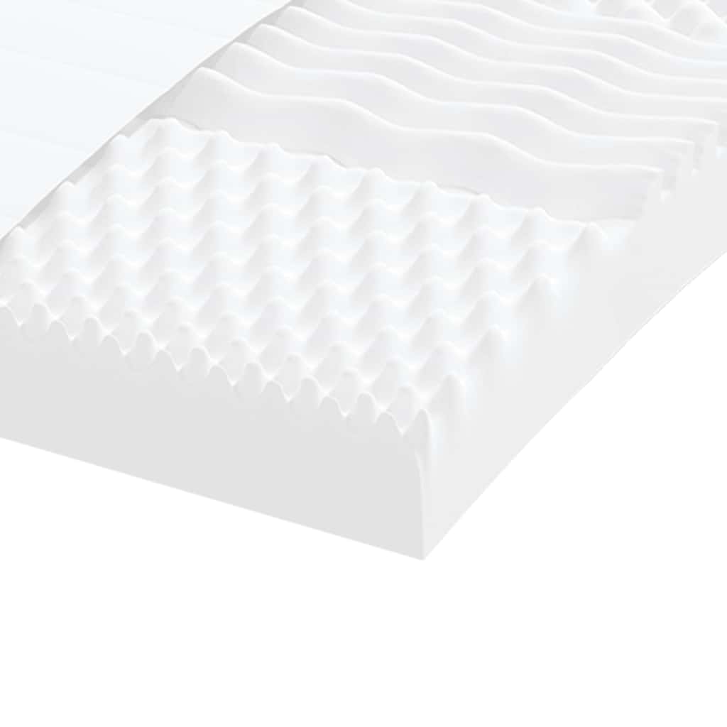 vidaXL Saltea din spumă, alb, 80x220 cm, duritate 7 zone 20 ILD vidaXL Saltea din spumă, alb, 80x220 cm, duritate 7 zone 20 ILD