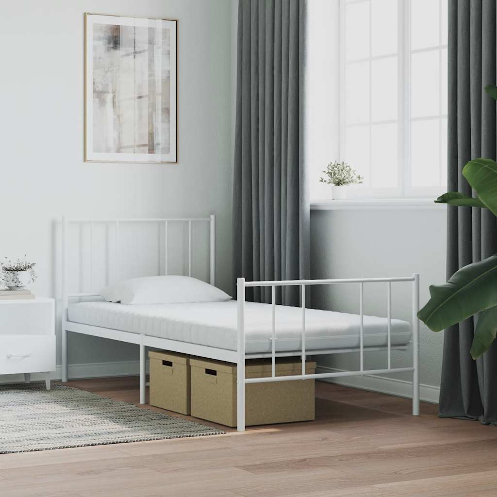 vidaXL Saltea din spumă, alb, 90x220 cm, duritate 7 zone 20 ILD vidaXL Saltea din spumă, alb, 90x220 cm, duritate 7 zone 20 ILD