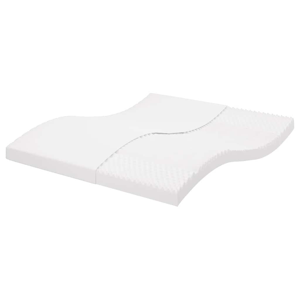 vidaXL Saltea din spumă, alb, 160x220 cm, 7 zone, duritate 20 ILD vidaXL Saltea din spumă, alb, 160x220 cm, 7 zone, duritate 20 ILD