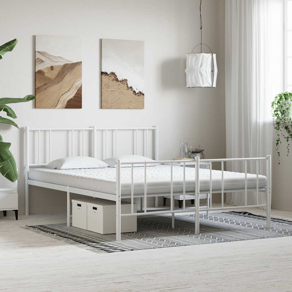 vidaXL Saltea din spumă, alb, 180x220 cm, 7 zone, duritate 20 ILD