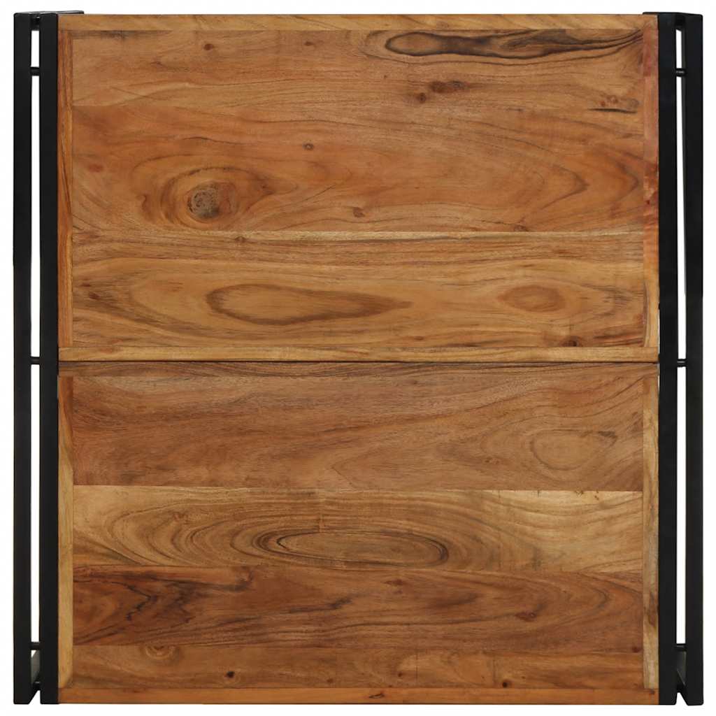 vidaXL Masuta de cafea 80x80x35 cm din lemn masiv de salcam vidaXL Masuta de cafea 80x80x35 cm din lemn masiv de salcam