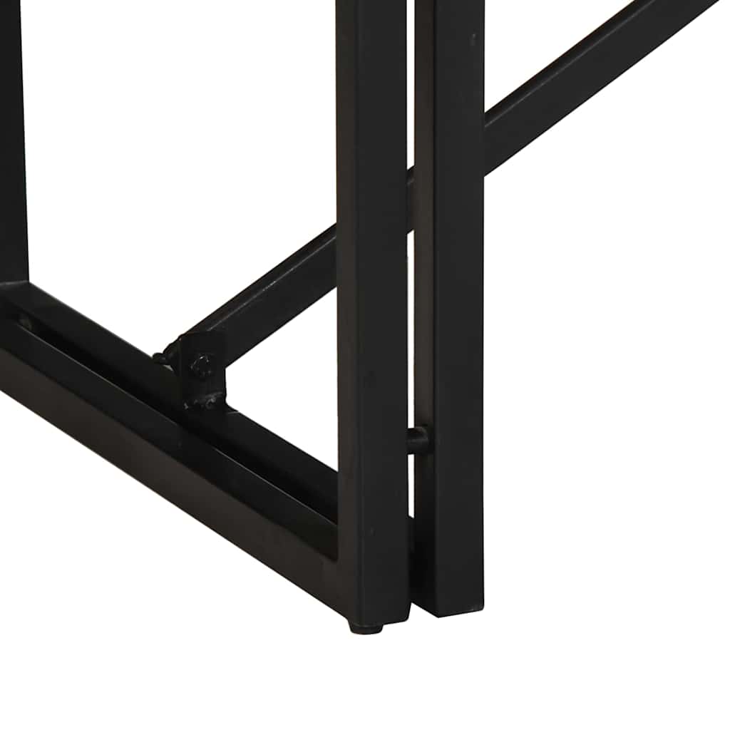 vidaXL Masuta de cafea multicolora 80x40x35 cm lemn masiv recuperat
