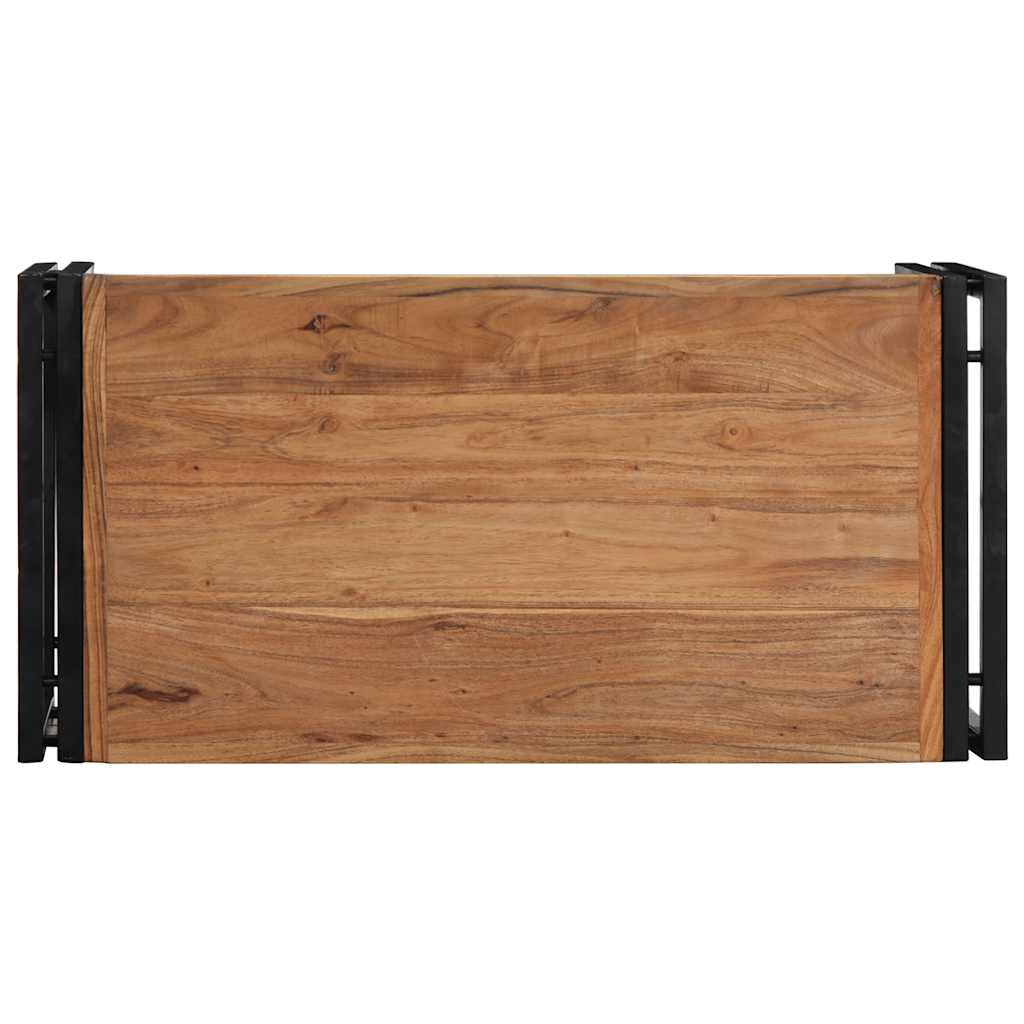 vidaXL Masuta de cafea 80x40x35 cm din lemn masiv de salcam vidaXL Masuta de cafea 80x40x35 cm din lemn masiv de salcam