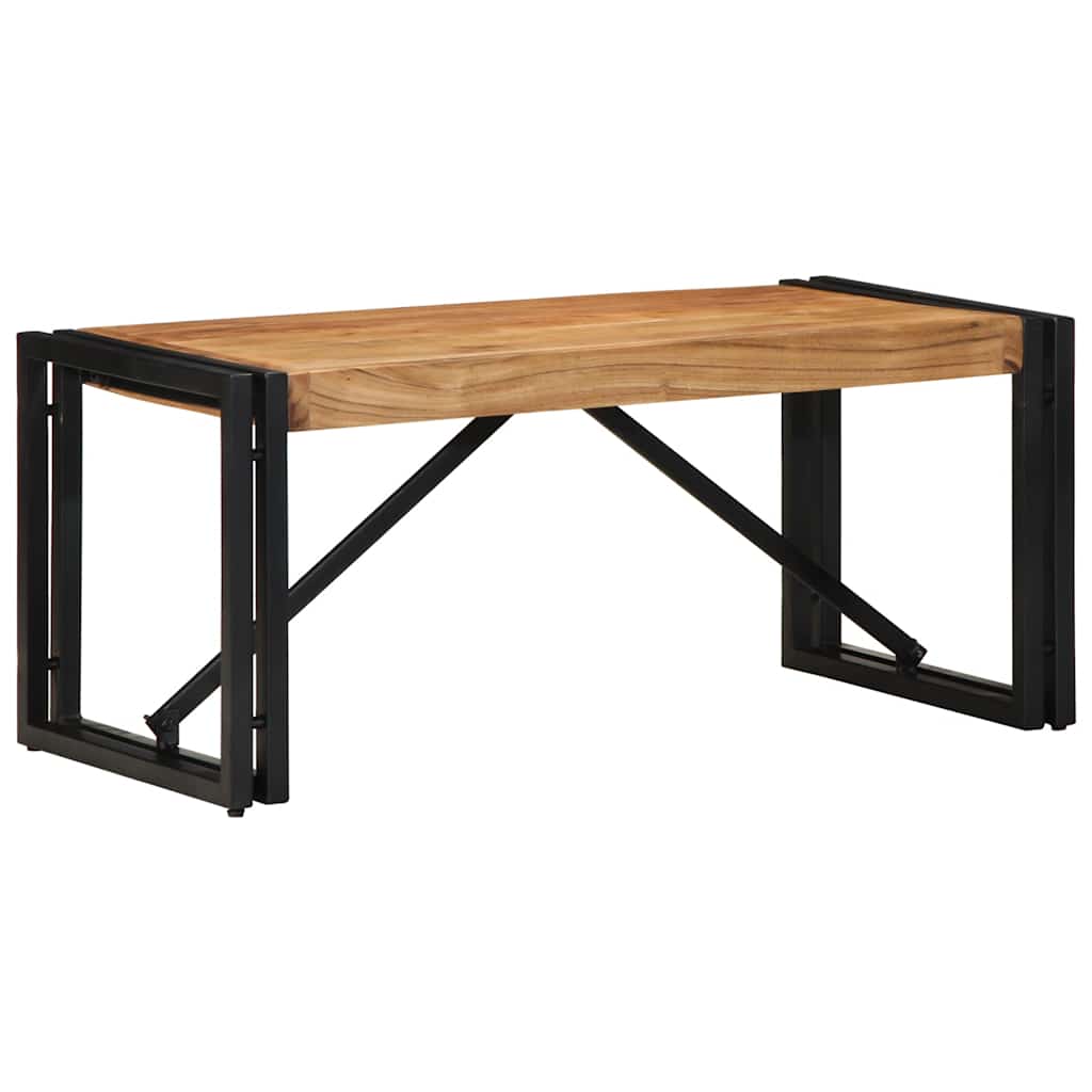 vidaXL Masuta de cafea 80x40x35 cm din lemn masiv de salcam vidaXL Masuta de cafea 80x40x35 cm din lemn masiv de salcam