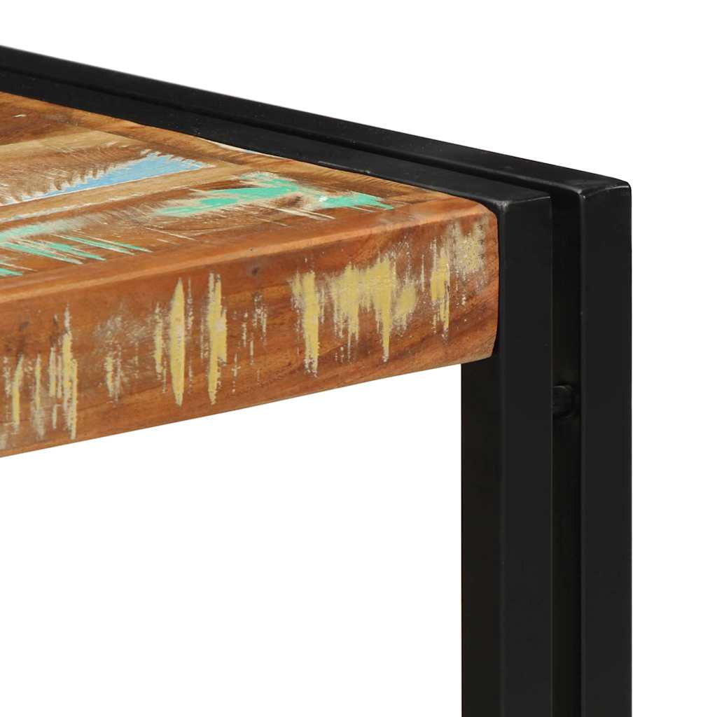 vidaXL Masuta de cafea multicolora 50x50x35 cm lemn masiv recuperat