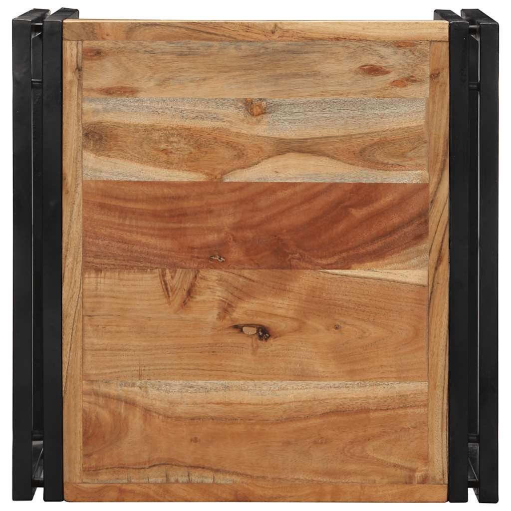 vidaXL Masuta de cafea 50x50x35 cm din lemn masiv de salcam vidaXL Masuta de cafea 50x50x35 cm din lemn masiv de salcam