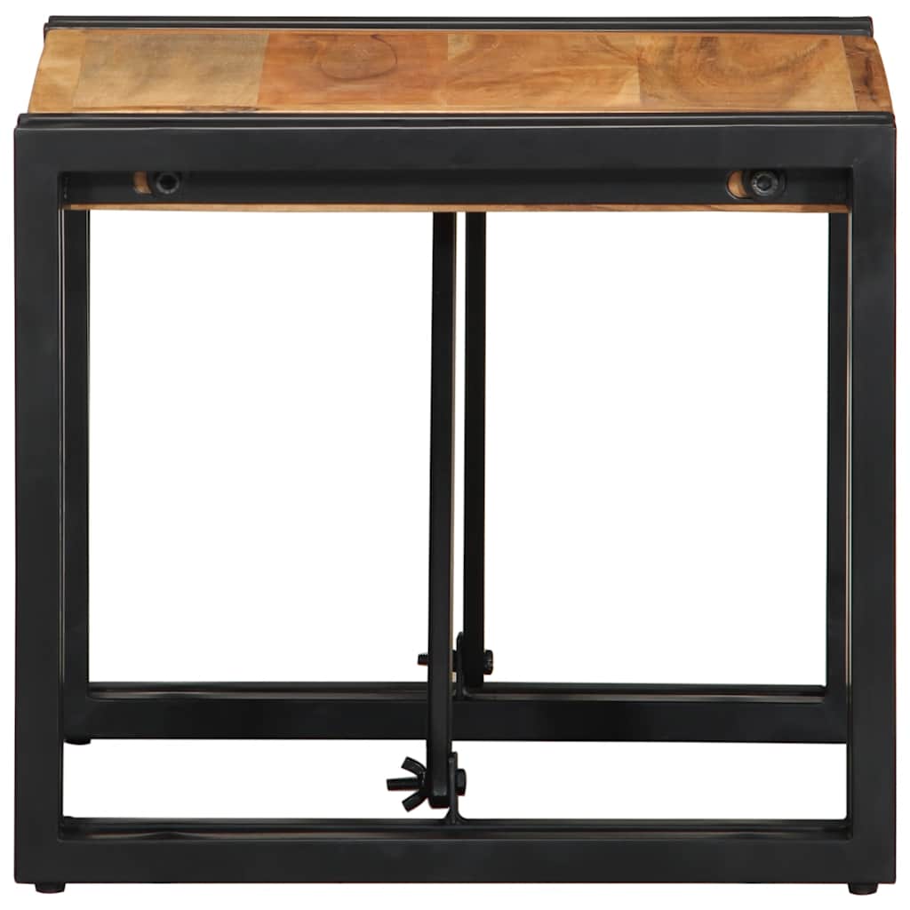 vidaXL Masuta de cafea 40x40x35 cm din lemn masiv de salcam vidaXL Masuta de cafea 40x40x35 cm din lemn masiv de salcam