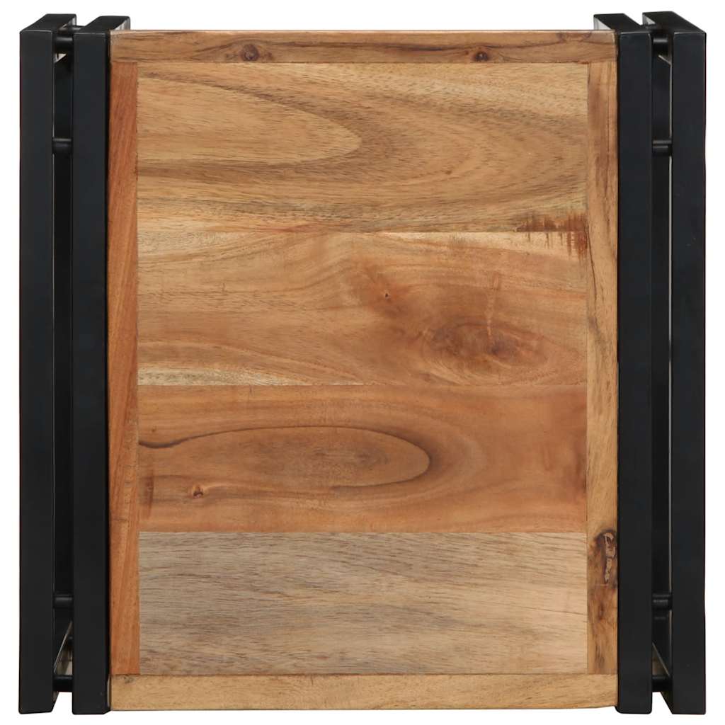 vidaXL Masuta de cafea 40x40x35 cm din lemn masiv de salcam vidaXL Masuta de cafea 40x40x35 cm din lemn masiv de salcam