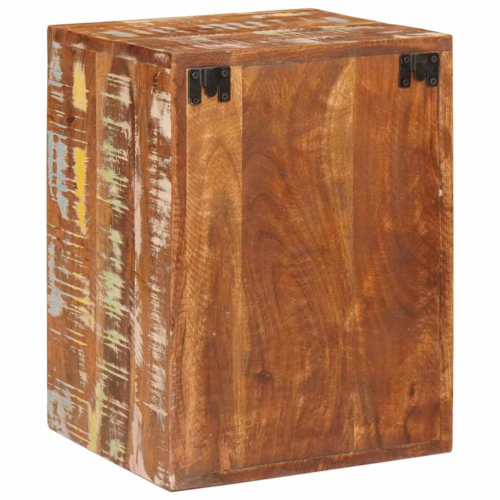 vidaXL Noptieră Maro 35 x 33 x 48 cm Lemn Solid Recuperat
