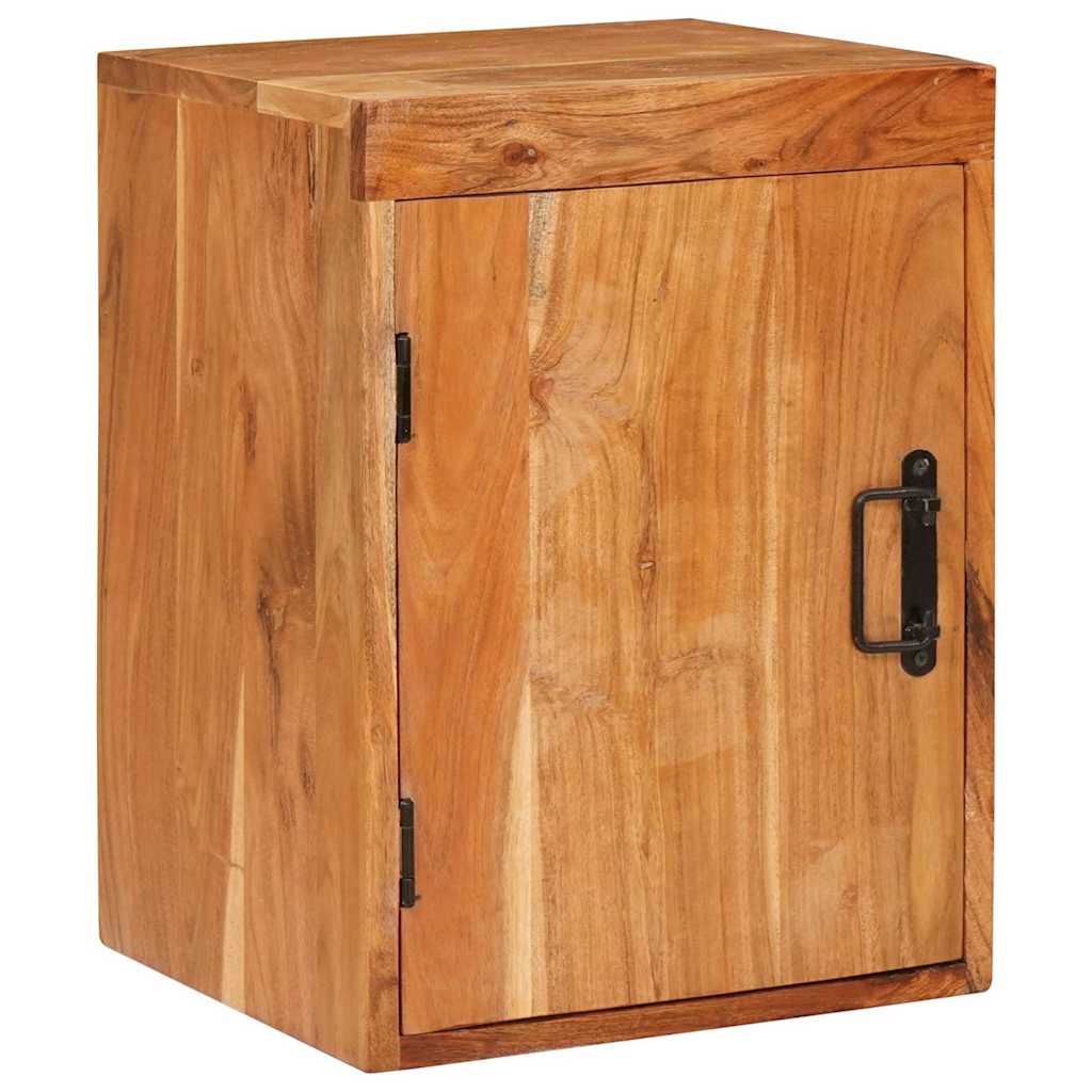 vidaXL Noptieră 2 pcs Maro 35 x 33 x 48 cm Lemn Solid de Acacia