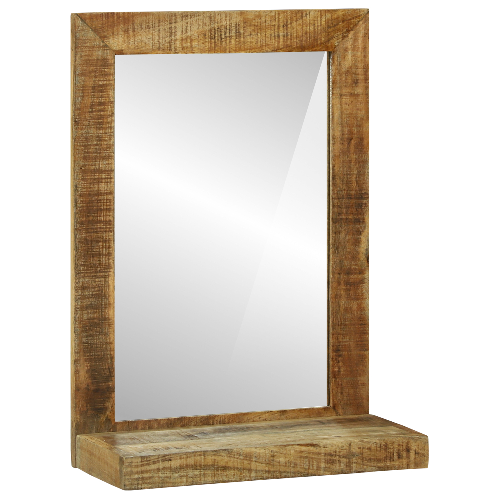 vidaXL Oglindă de baie 50x22x70 cm din lemn masiv de mango brut vidaXL Oglindă de baie 50x22x70 cm din lemn masiv de mango brut