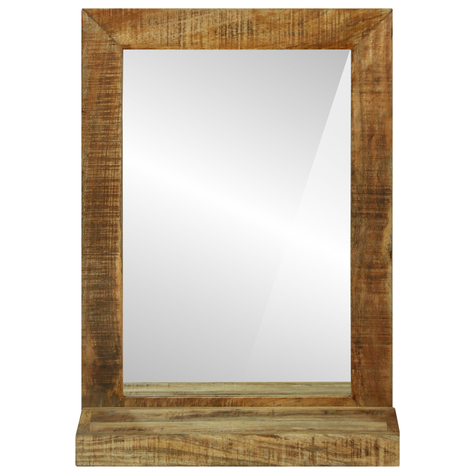 vidaXL Oglindă de baie 50x22x70 cm din lemn masiv de mango brut vidaXL Oglindă de baie 50x22x70 cm din lemn masiv de mango brut