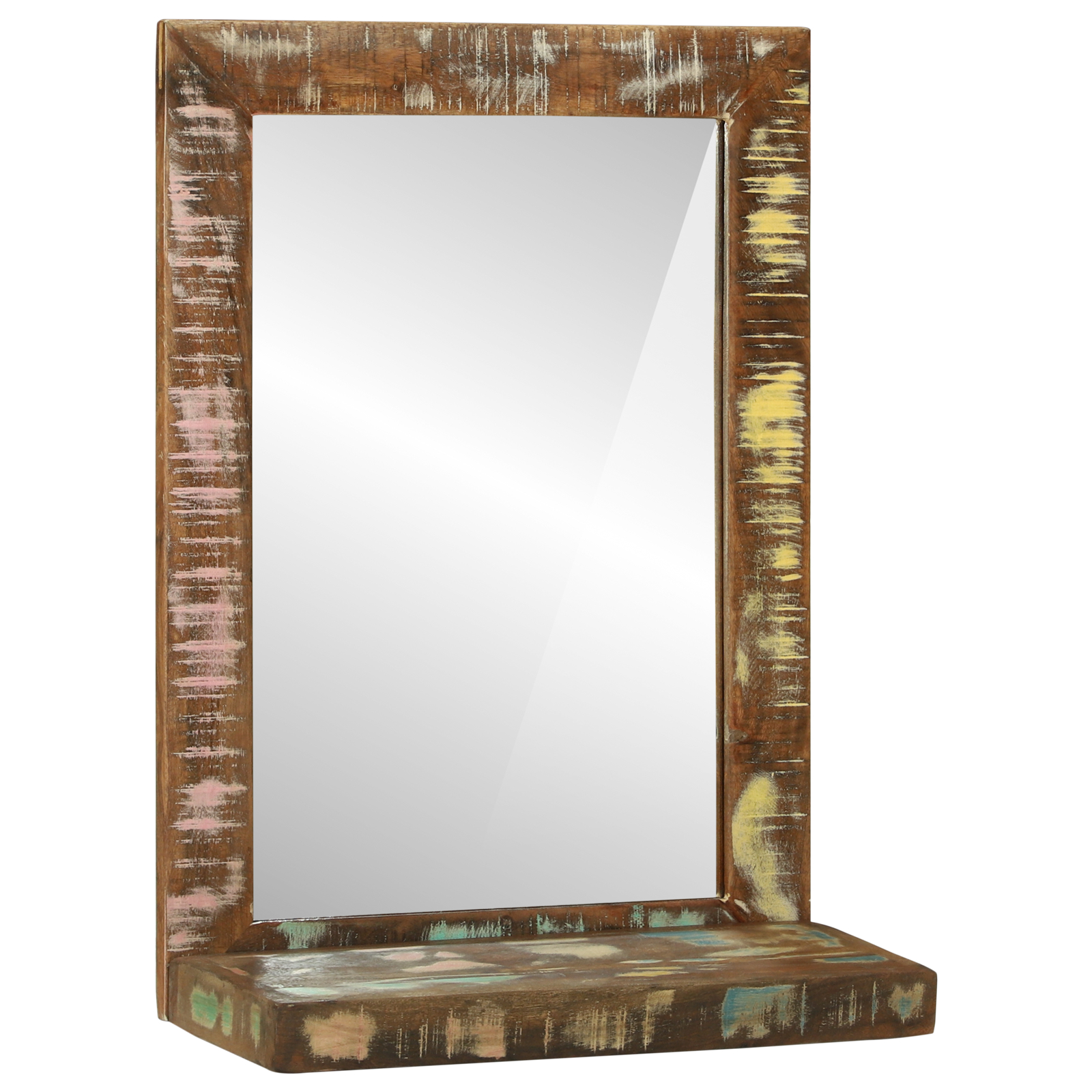 vidaXL Oglindă de baie 50x22x70 cm din lemn masiv recuperat vidaXL Oglindă de baie 50x22x70 cm din lemn masiv recuperat