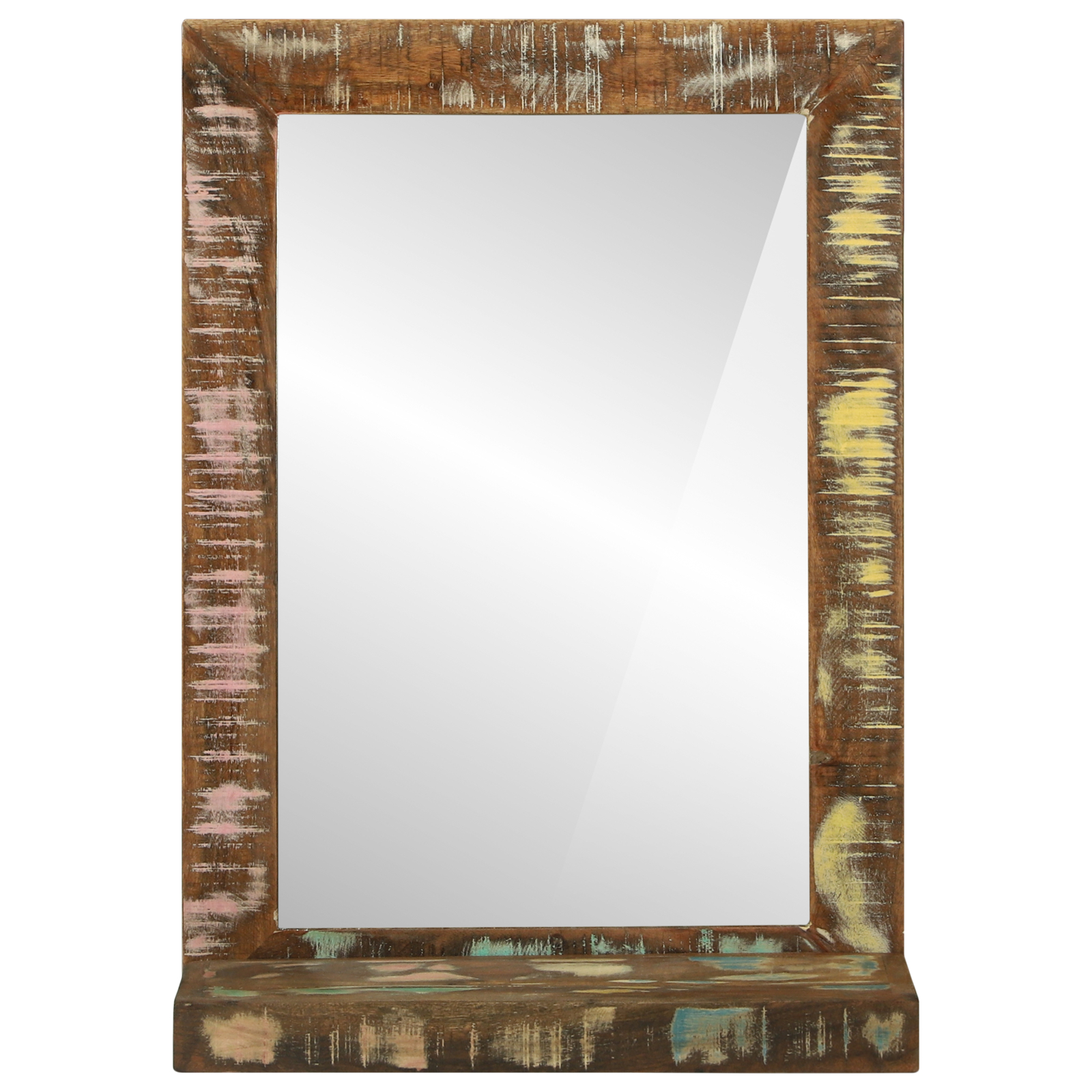 vidaXL Oglindă de baie 50x22x70 cm din lemn masiv recuperat vidaXL Oglindă de baie 50x22x70 cm din lemn masiv recuperat