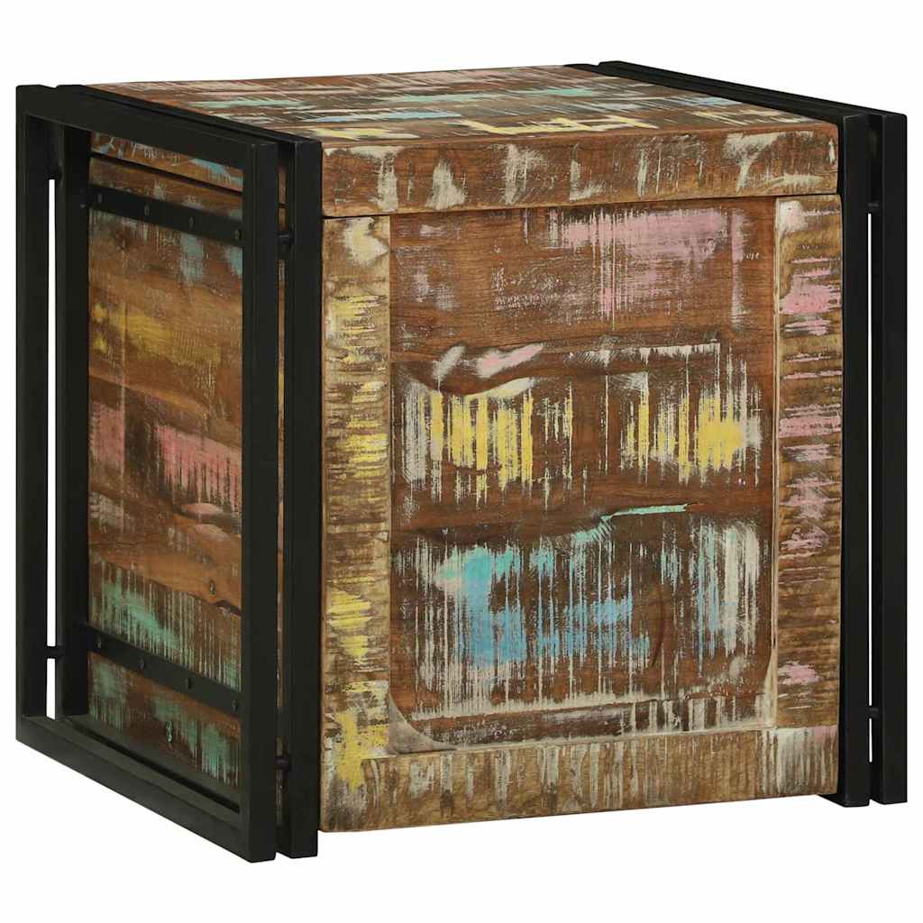vidaXL Cufere de Depozitare 50 x 50 x 50 cm Lemn masiv recuperat
