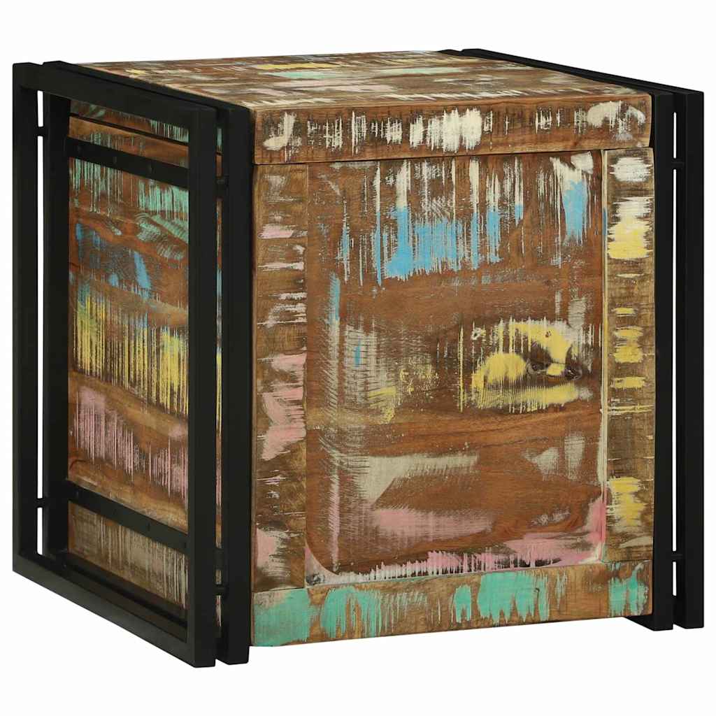 vidaXL Cufere de Depozitare 50 x 50 x 50 cm Lemn masiv recuperat