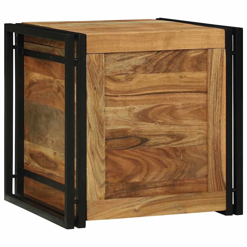 vidaXL Cutie de depozitare Maro 50 x 50 x 50 cm Lemn masiv de acacia vidaXL Cutie de depozitare Maro 50 x 50 x 50 cm Lemn masiv de acacia