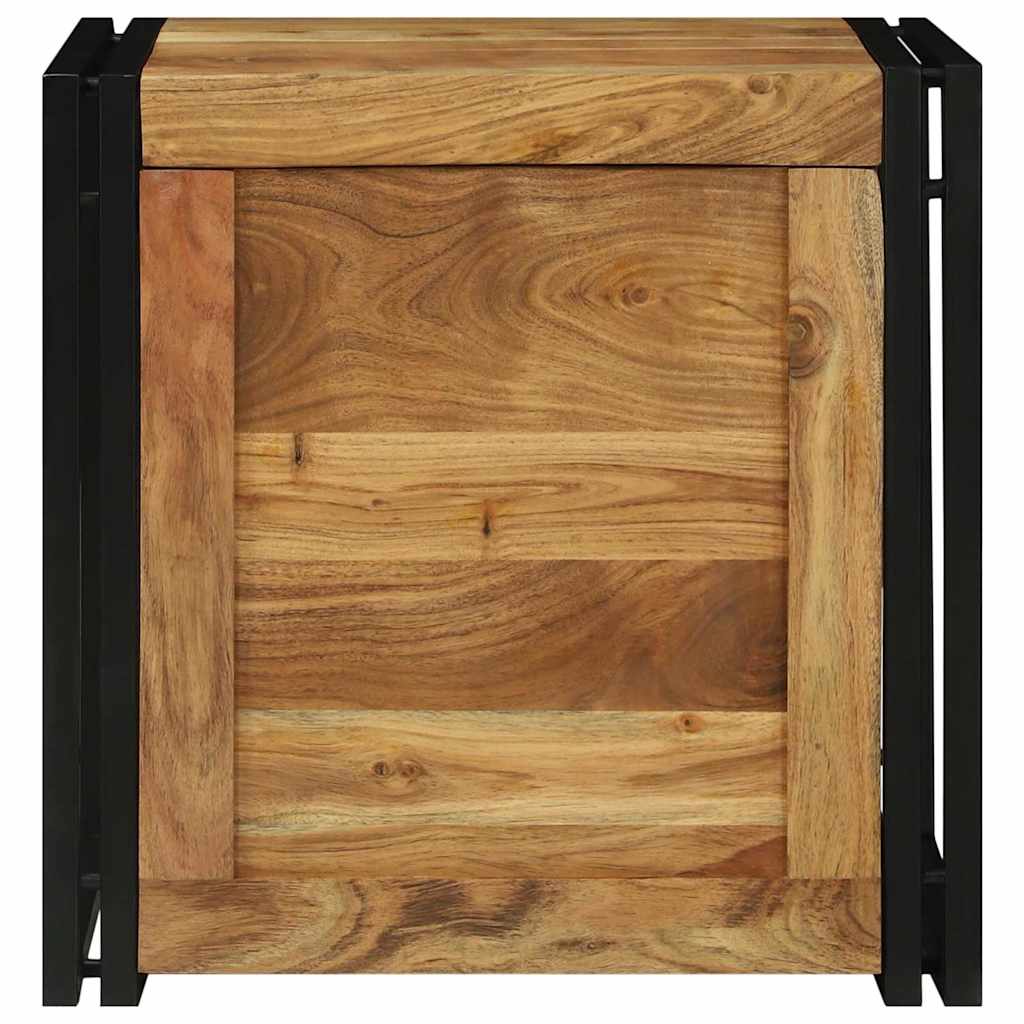 vidaXL Cutie de depozitare Maro 50 x 50 x 50 cm Lemn masiv de acacia vidaXL Cutie de depozitare Maro 50 x 50 x 50 cm Lemn masiv de acacia