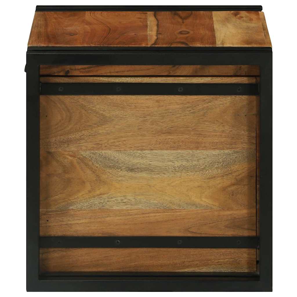 vidaXL Cufere de Depozitare Maro 40 x 40 x 40 cm Lemn masiv de acacia vidaXL Cufere de Depozitare Maro 40 x 40 x 40 cm Lemn masiv de acacia