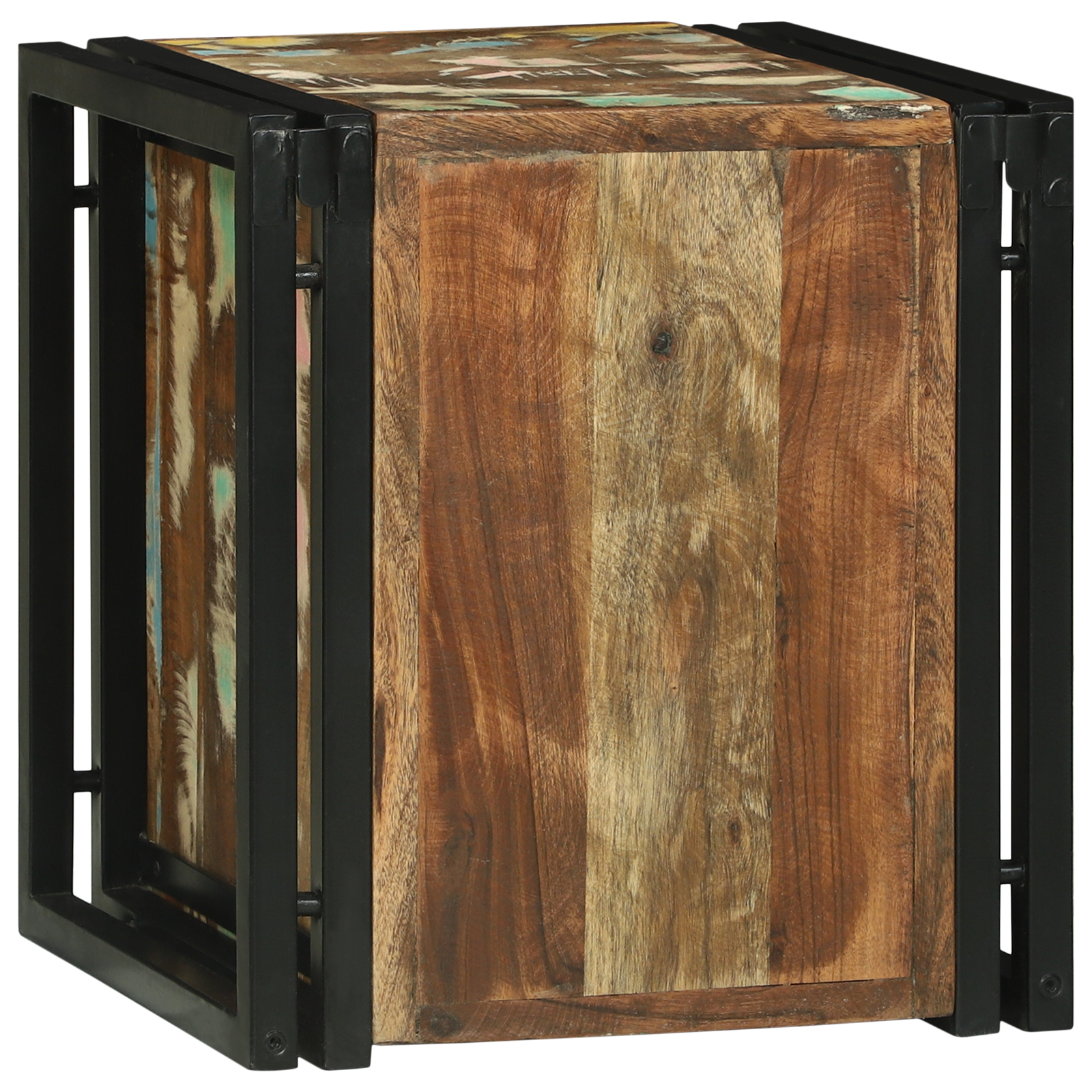 vidaXL Raft vin 34.5x35x39 cm din lemn reciclat vidaXL Raft vin 34.5x35x39 cm din lemn reciclat