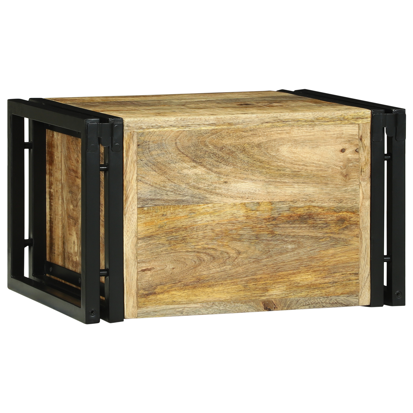 vidaXL Stativ pentru vin 46x35x27.5 cm Lemn Solid de Mango Brut vidaXL Stativ pentru vin 46x35x27.5 cm Lemn Solid de Mango Brut