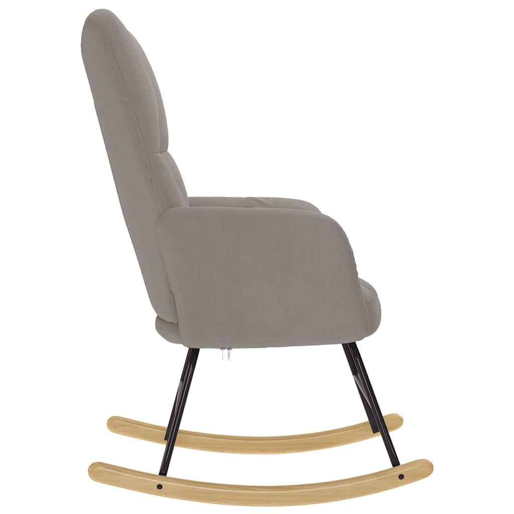 vidaXL Scaun balansoar, gri taupe, material textil vidaXL Scaun balansoar, gri taupe, material textil
