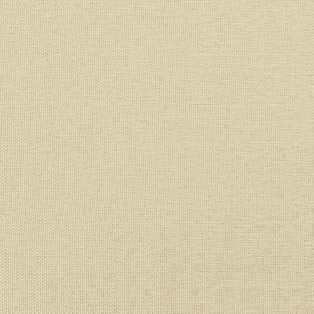 vidaXL Scaun balansoar, crem, material textil