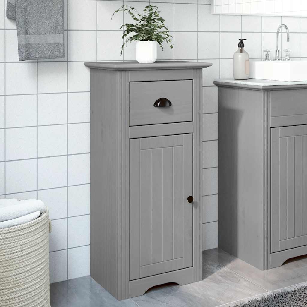 vidaXL Dulap de baie „BODO” Gri 44x30x90 cm vidaXL Dulap de baie „BODO” Gri 44x30x90 cm