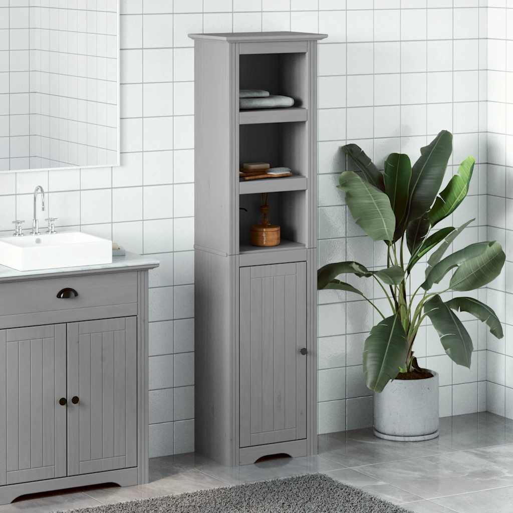 vidaXL Dulap de baie „BODO” Gri 44x30x160 cm vidaXL Dulap de baie „BODO” Gri 44x30x160 cm
