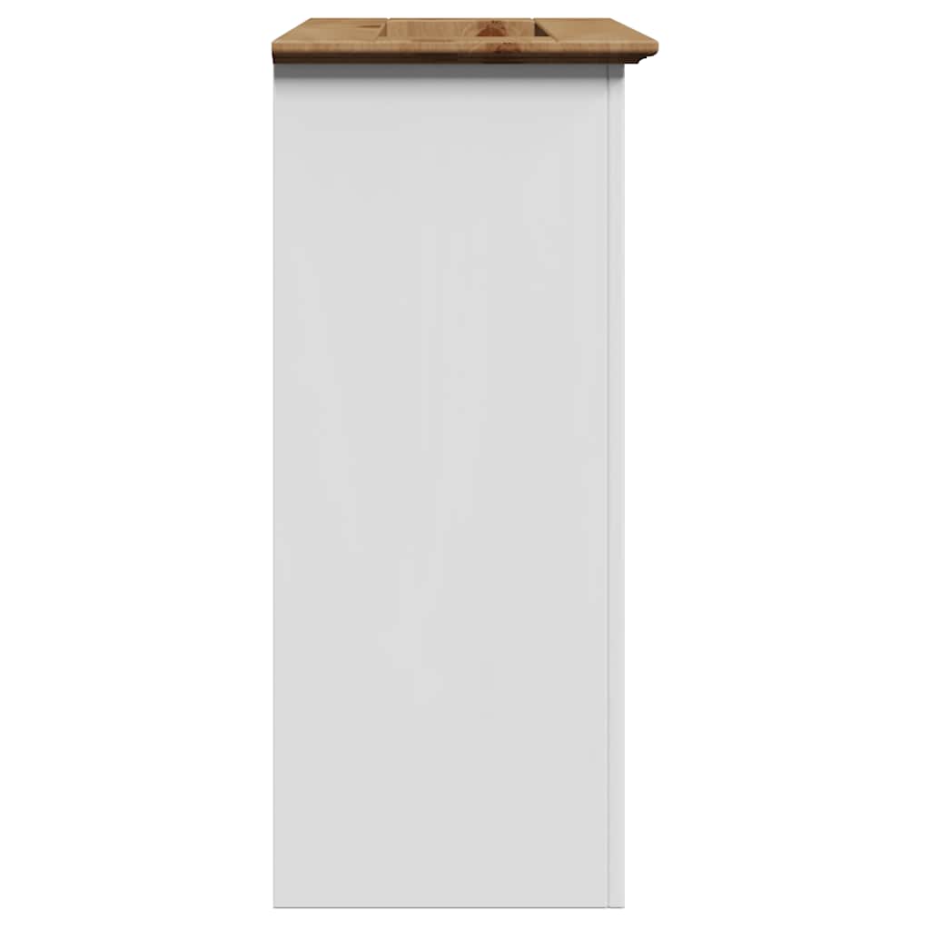 vidaXL Dulap pentru chiuvetă de baie „BODO” alb și maro 70x35x80 cm vidaXL Dulap pentru chiuvetă de baie „BODO” alb și maro 70x35x80 cm