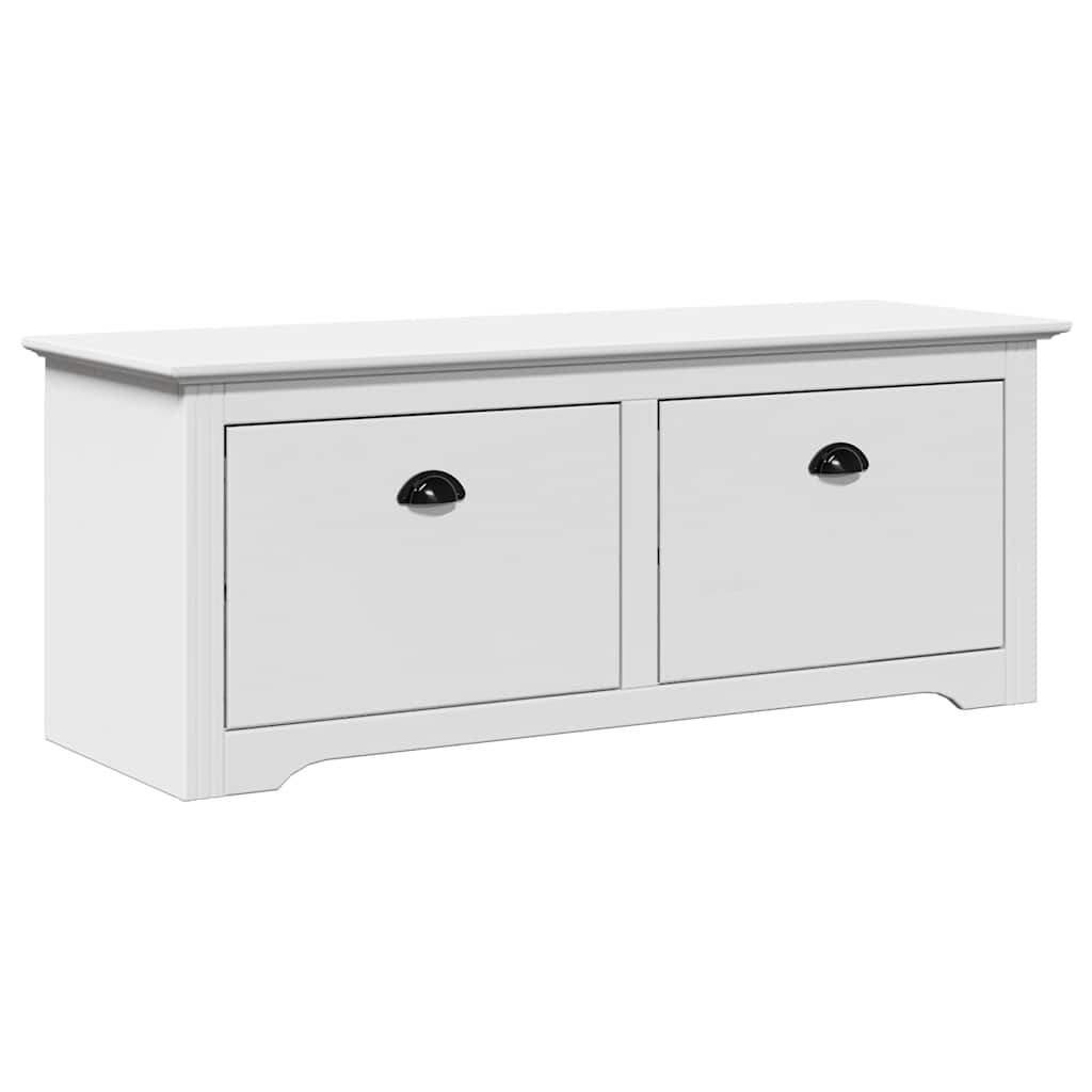 vidaXL Bancă pentru hol „BODO” Albă 114x40x45 cm