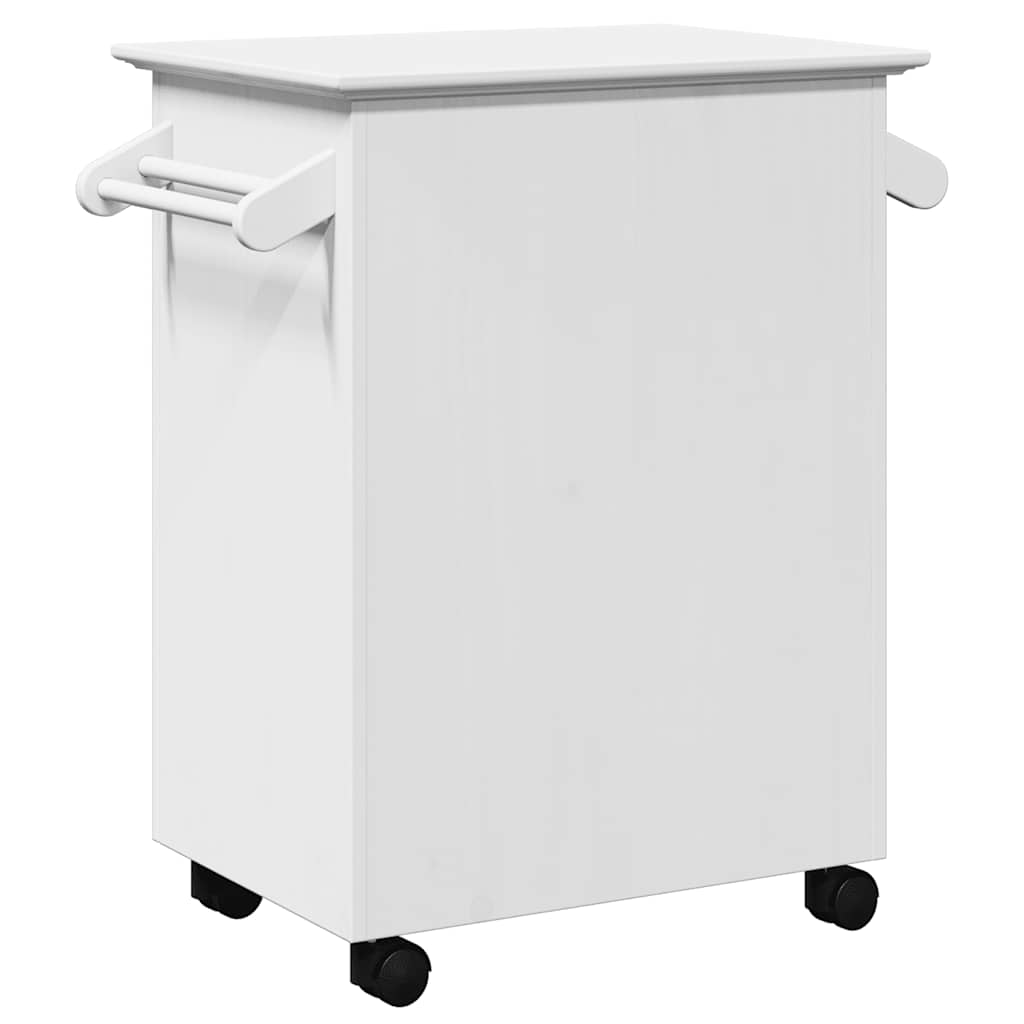 vidaXL Cărucior de bucătărie „BODO” Alb 72x45x80 cm vidaXL Cărucior de bucătărie „BODO” Alb 72x45x80 cm