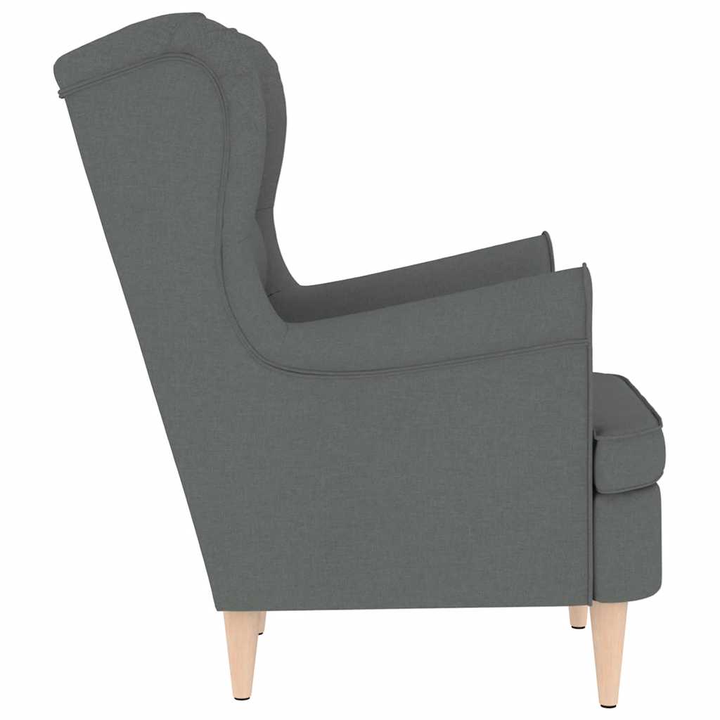 vidaXL Fotoliu, gri închis, 74x84x100 cm, textil vidaXL Fotoliu, gri închis, 74x84x100 cm, textil