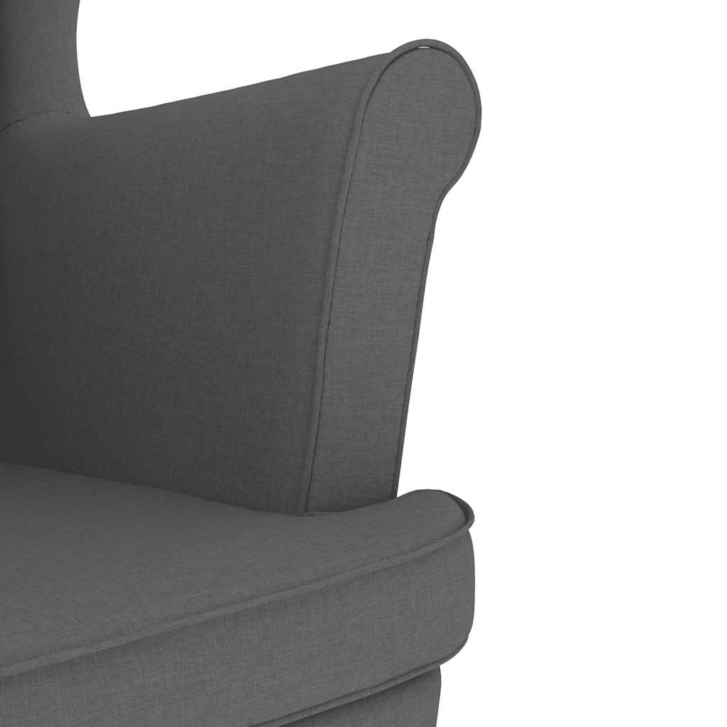 vidaXL Fotoliu, gri închis, 74x84x100 cm, textil vidaXL Fotoliu, gri închis, 74x84x100 cm, textil